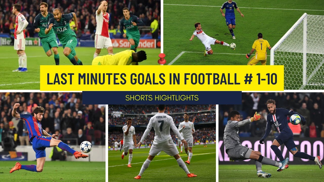 Last Minute Goals In Football Part 110 YouTube