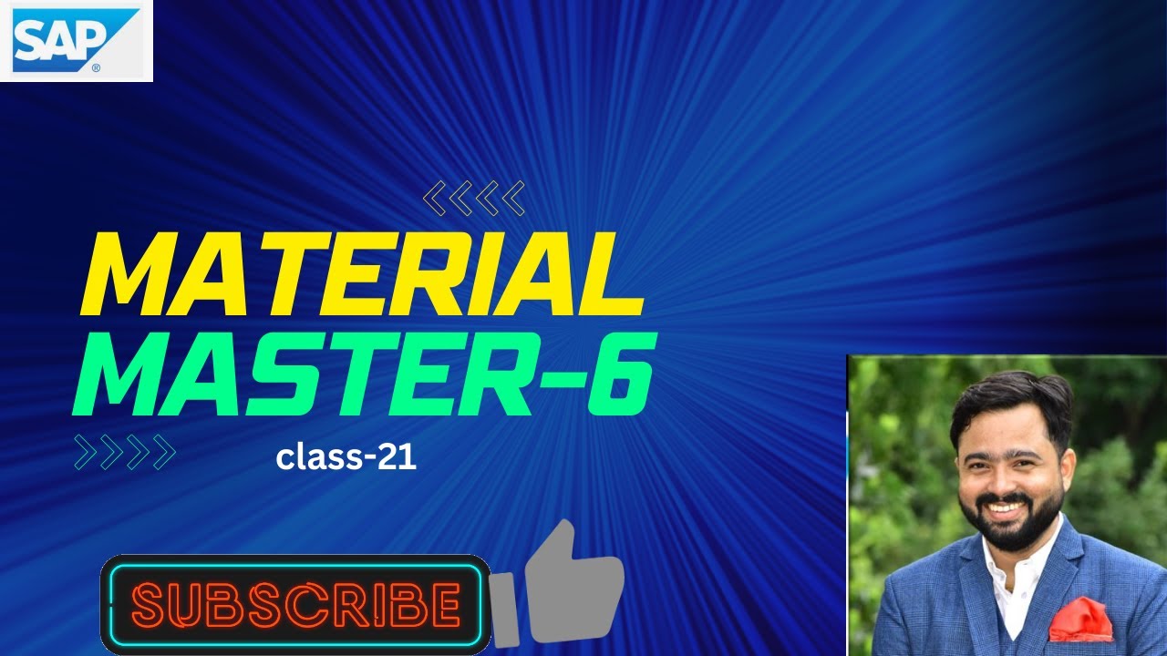SAP REGULAR CLASS 21 HOW TO CREATE MATERIAL MASTER IN SAP MM Part 5 sap-regular-class-21-how-to-create-material-master-in-sap-mm-part-5