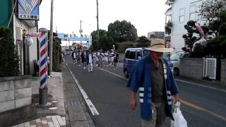 20110917-80館山北条地区不動院の前を行く南町の山車.