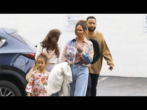 Chrissy Teigen Is One Stylish Mama While Out With The Fam