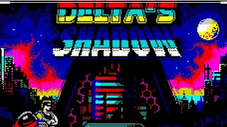 #zxspectrum #retrogaming  Delta&#39;s Shadow - Brand new game for the ZX Spectrum/ZX Spectrum Next/PC