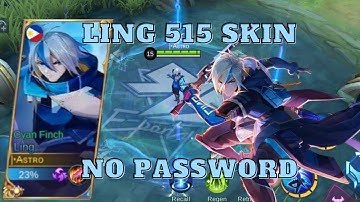 LING 515 E-PARTY SKIN SCRIPT NO PASSWORD |Ling 515 E-Party Full Effects Skin Script| Mobile Legends