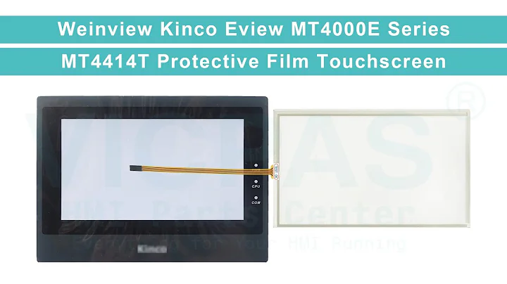 MT4414T Weinview Kinco Eview MT4000E Touch Glass Front Overlay Replacement Repair