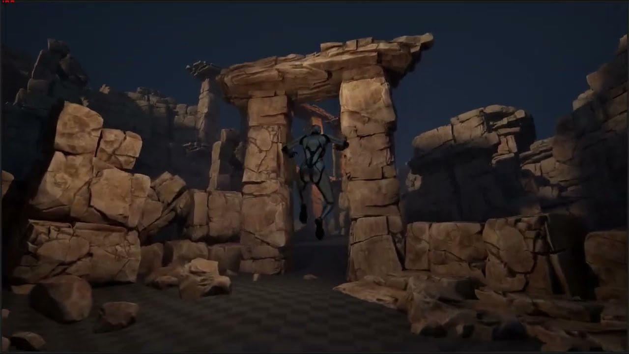 Ancient Cliffs Modular Environment pack - Demo 01