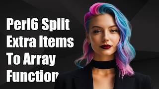 Perl6 split function adding extra elements to array