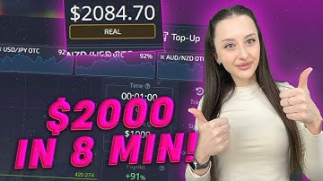 $2000 IN 8 MIN! BINARY OPTIONS STRATEGY FOR POCKET OPTION