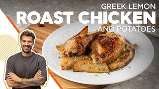 Greek Roast Chicken with Lemon & Potatoes | Baking With Akis