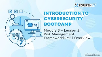 Module 3 -  Lesson 2  -  Risk Management Framework Overview 1