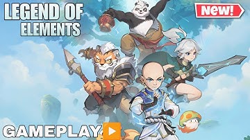 LEGEND OF ELEMENTS GAMEPLAY NEW RPG GAME FOR ANDROID/iOS 