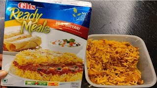 GITS Ready to Eat Vegetable Biryani Review | Packaged Food to carry when you travel abroad