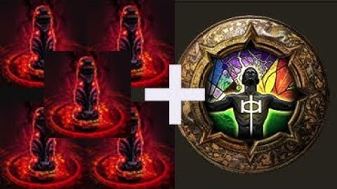 Path Of Exile 3.21 - Totem Explode  Build with Transcendence Tank Version Uber Bosses Showcase