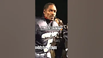 Snoop Dogg football highlights⁉️#shorts #snoopdogg