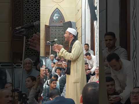 الشيخ عفيفي محروس من افتتاح المسجد الكبير بصراوة وابتهال يمدح فيه قريته واهلها