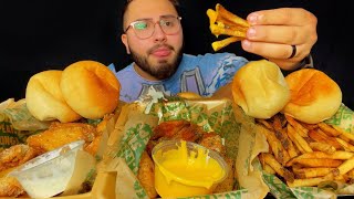 Wings, Cheese Rolls, Fries, Drowned in Ranch • WINGSTOP MUKBANG