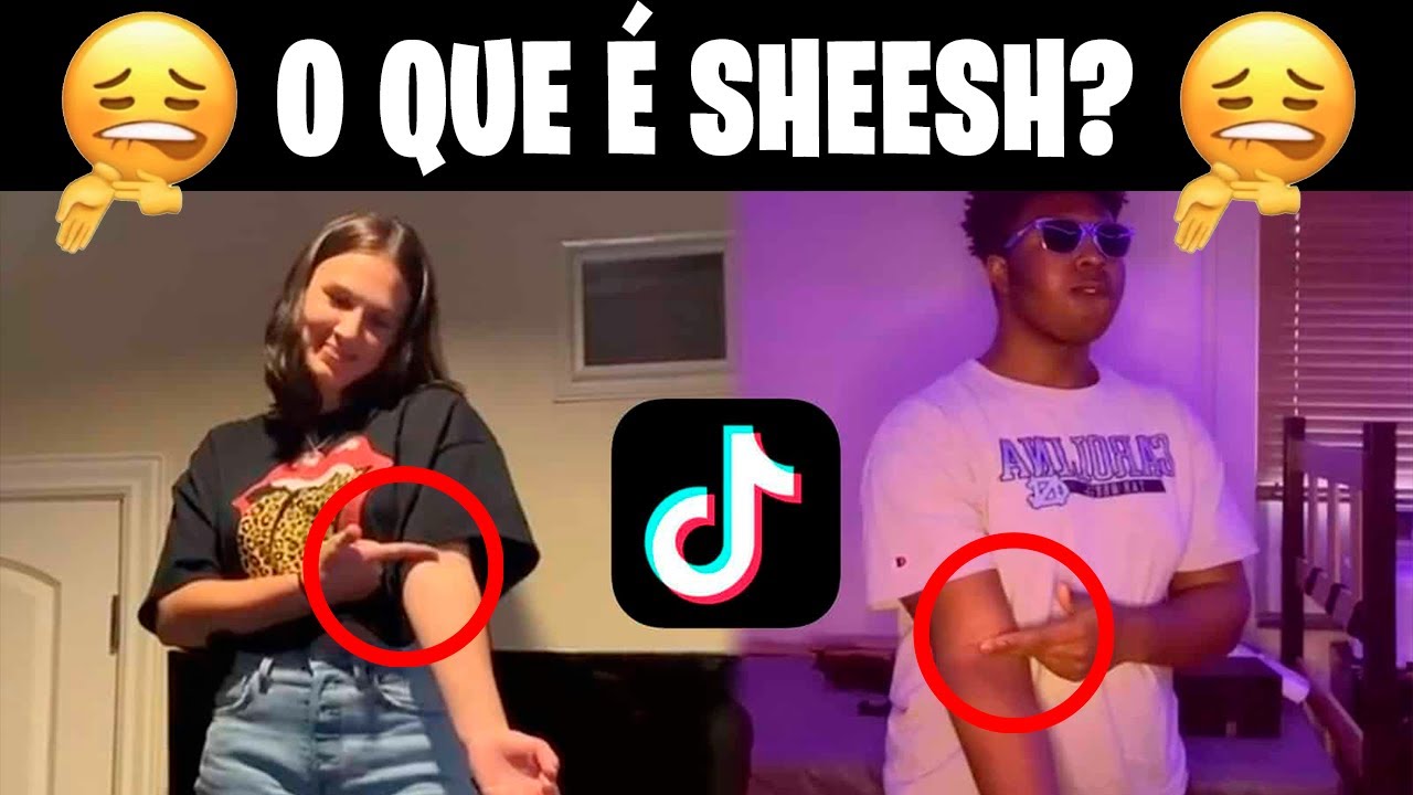 Por que as pessoas dizem Sheesh e apontam para o braço?