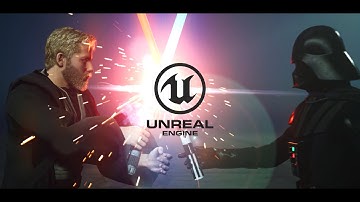 I remade Darth vader vs Obi-wan scene in unreal engine 5