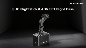 MOZA MHG Flightstick & AB6 FFB Flight Base