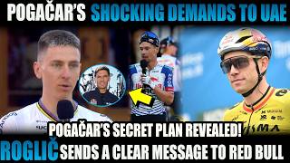 EXPOSED! ROGLIČ HITS BACK AT RED BULL AS POGAČAR’S UAE DEMANDS LEAK!