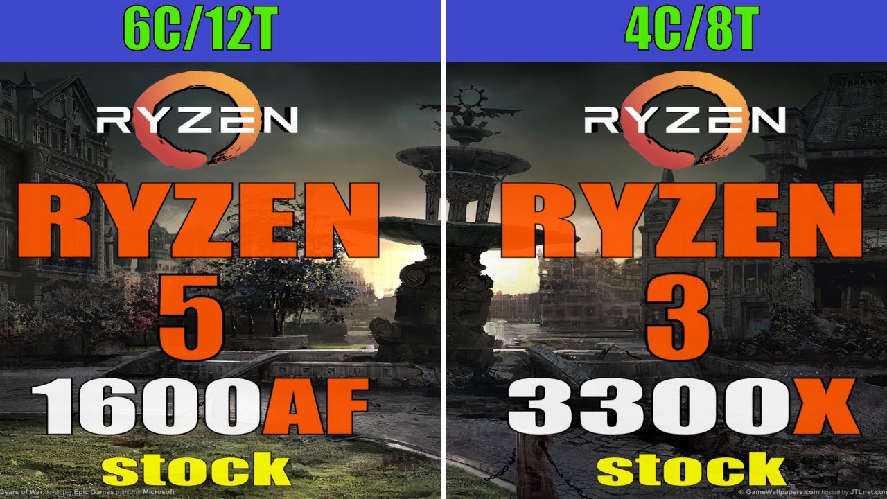 RYZEN 5 1600AF vs RYZEN 3 3300X | PC GAMES TEST | 1080P | 1440P | - YouTube