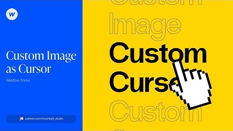 Webflow Tutorial: Use a Custom Cursor
