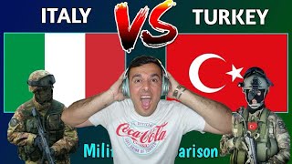 Italian Reaction 🇮🇹 Italy vs Türkiye 🇹🇷 Military Power 2024🚀🚀🚀