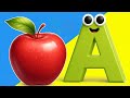 Phonics Song with TWO Words - A For Apple - ABC Alphabet Songs with Sounds for Children