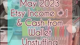 🛍️May 2023 Income #1 🛍️| Self Care Cash Stuffing | Saving Challenges | Laid Off | Recession