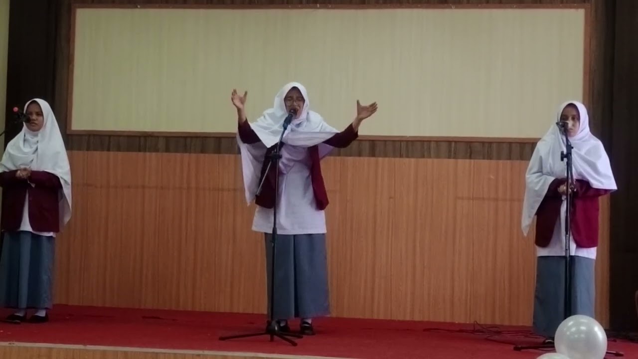 Team MSQ putri dalam lomba MSQ UIN MY Batusangkar tingkat SLTA / MA se Sumatera Barat