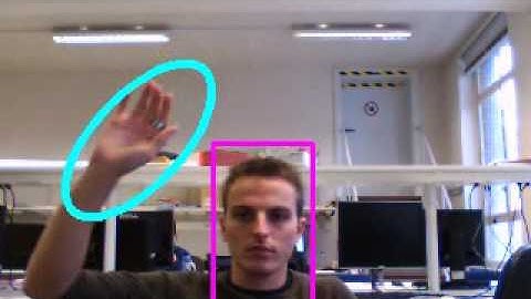 Real-time Hand detection and tracking - automatic particle filter initialization