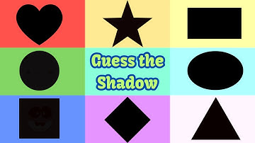 Guess the Shadow of Shapes & Patterns with a Fun Game | Interactive Learning for Kids