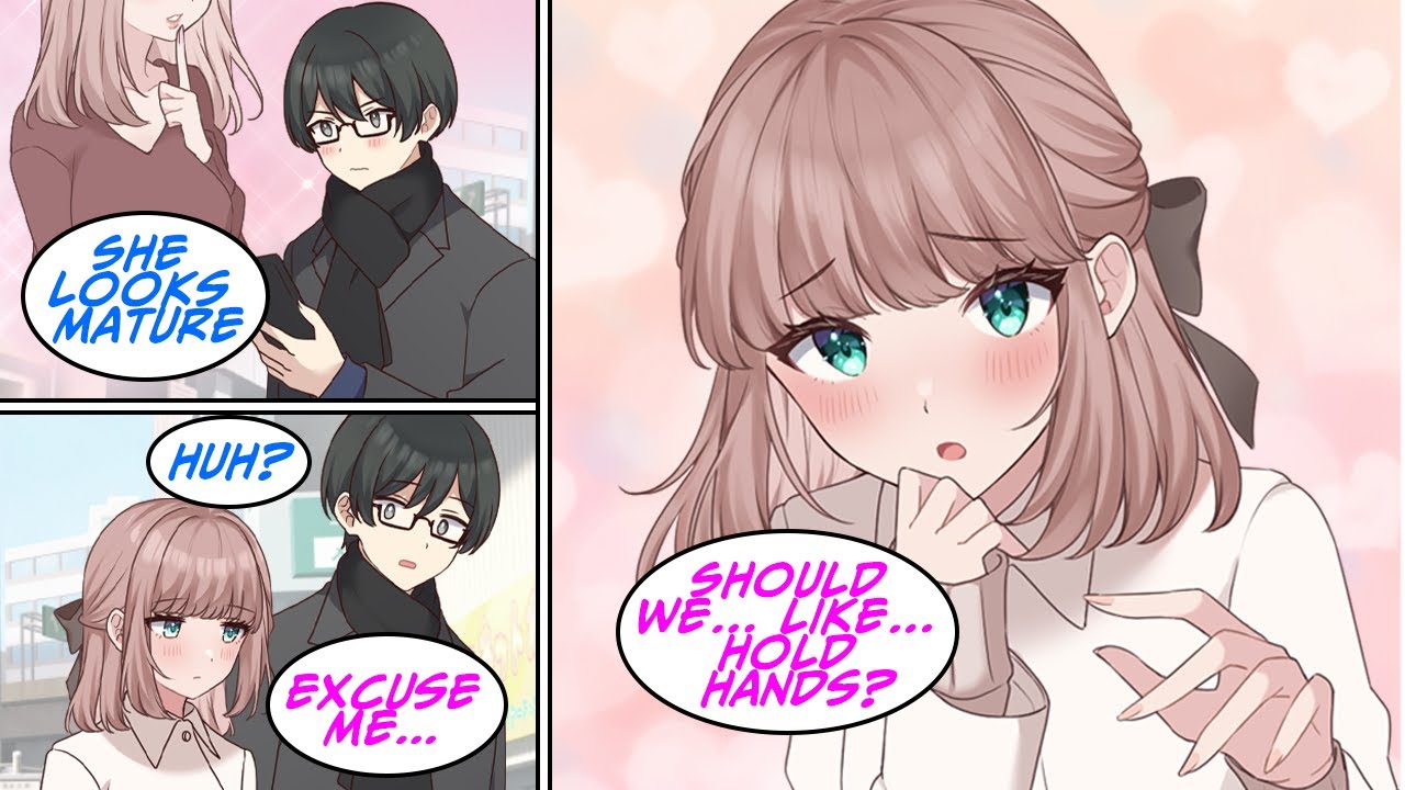 [Manga Dub] I matched with a girl on a dating app, but a pure girl came! [RomCom]