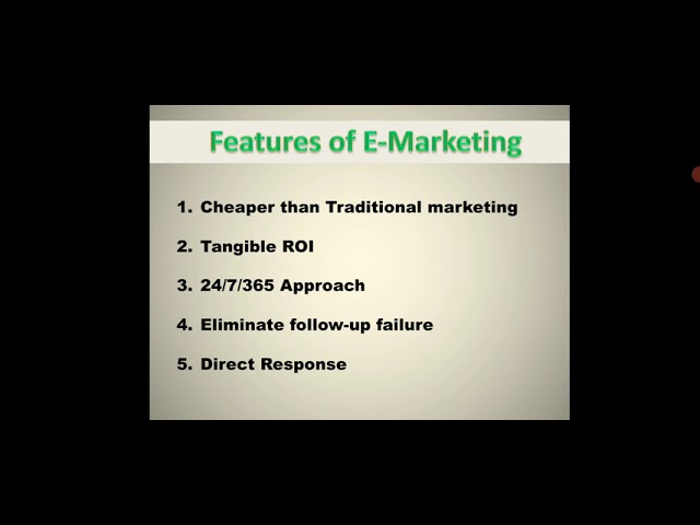 Features of E Marketing: Unlocking Digital Success