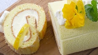 상큼함이 입 안 가득! 레몬 커드 롤케이크 만들기! [Lemon Curdcream Rollcakes]