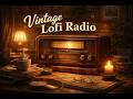 Vintage Lofi Radio 📻 | Nostalgic Beats with Soft Static for Late Night Relaxation