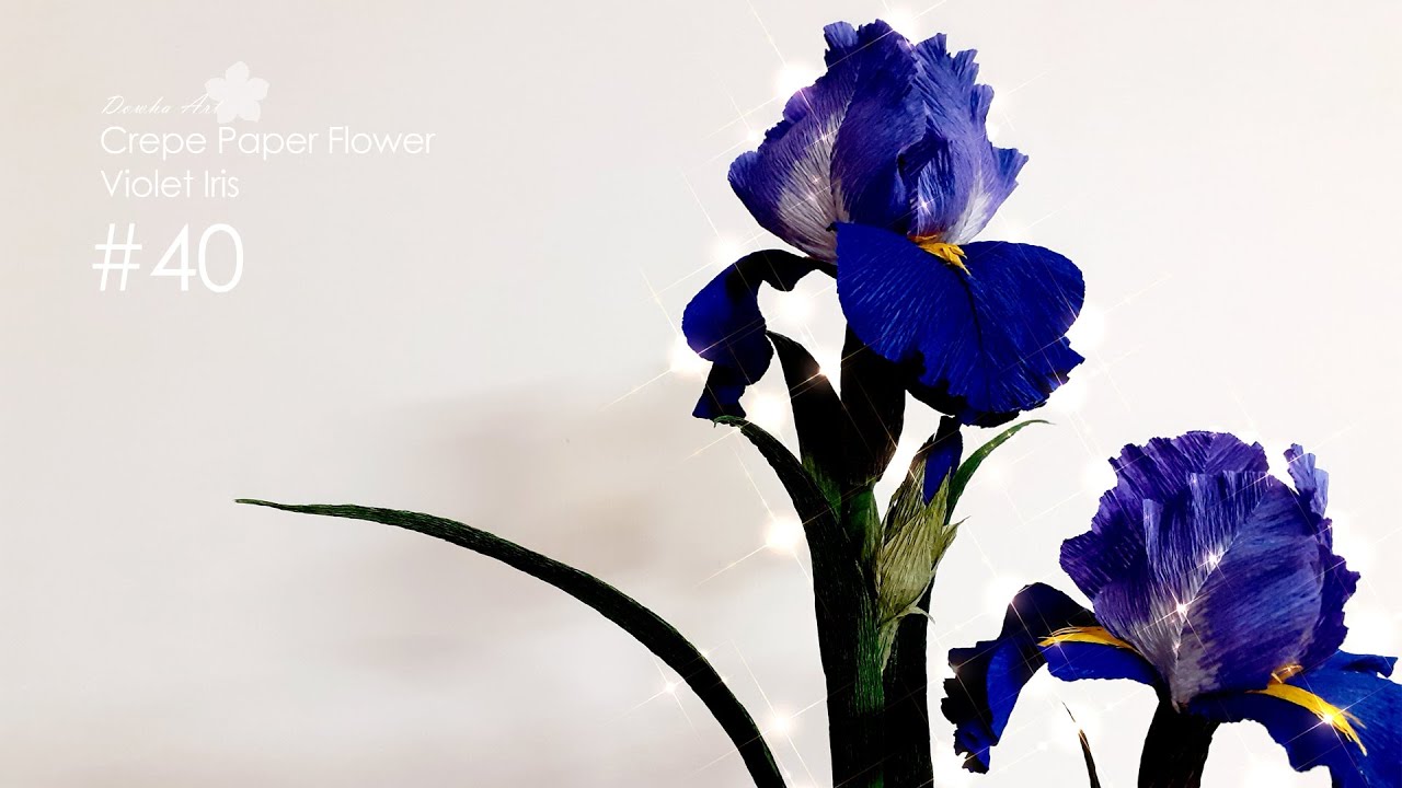 How to make crepe paper flower 