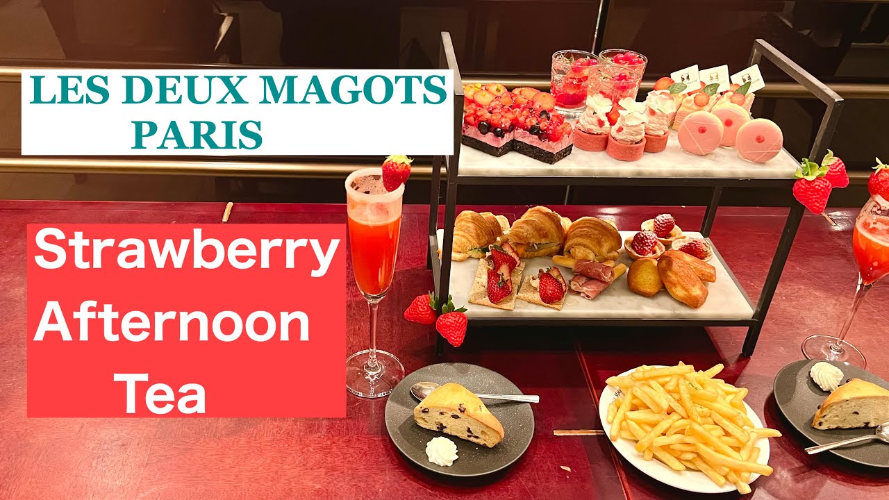 ドゥマゴパリのアフタヌーンティー Les Deux Magots Paris Afternoon tea