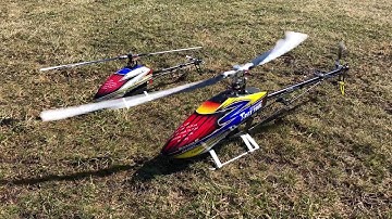 TREX 700L V2.  PTLs to fly!