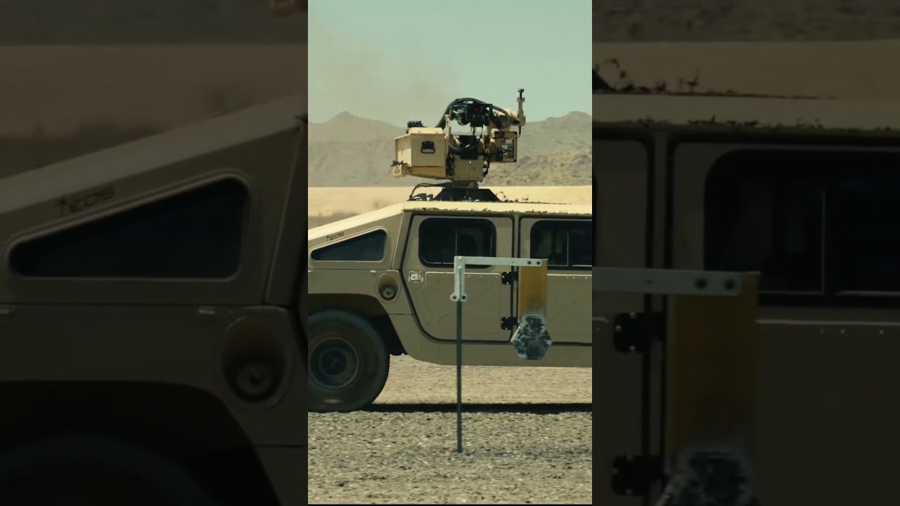 Minigun turret on humvee 