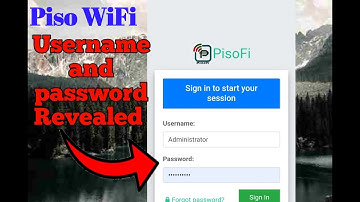 Piso WiFi Password and Username Reveal