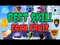 Best SKILLS of EACH Fruit for Bounty Hunting / PVP in Blox Fruits