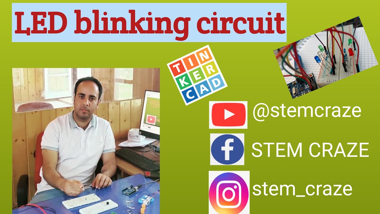 Lecture 2: LED Blinking Circuit - YouTube