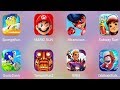 Subway Surf,Oddbods Turbo,Sponge Run,Sonic Dash,BRIM,Miraculous Lady,Temple Run 2,Mario Run