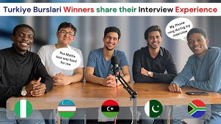 Turkiye Burslari Winners share their Interview Experience