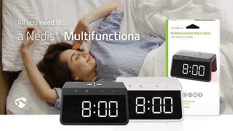 How To | Alarm clock with wireless charging | WCACQ30BK & WCACQ30WT