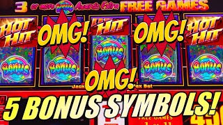 NEW!! 5-BONUS SYMBOLS TWICE!! HOT HIT 5-REEL & CLEOPATRA LEGACY Slot Machine (IGT) screenshot 4