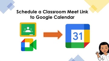Google Classroom Meet Link to Google Calendar
