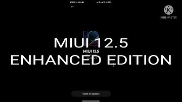 MIUI 12.5 Enhanced edition