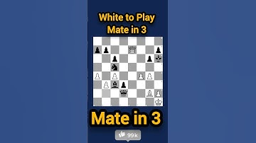 Chess Game Brilliance | Learn How to Mate in 3 Moves Fast #chess 🔥🔥
