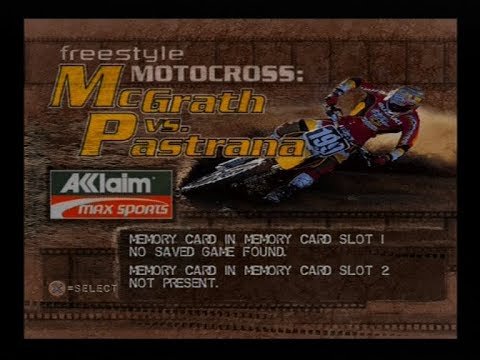 Gameplay Ps1 - Freestyle Motocross: McGrath vs Pastrana PAL (2000)