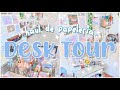 ﾟ*☆ Tour Por Mi ESCRITORIO 🍥 + HAUL de Papeleria Miniso 🍰☁️